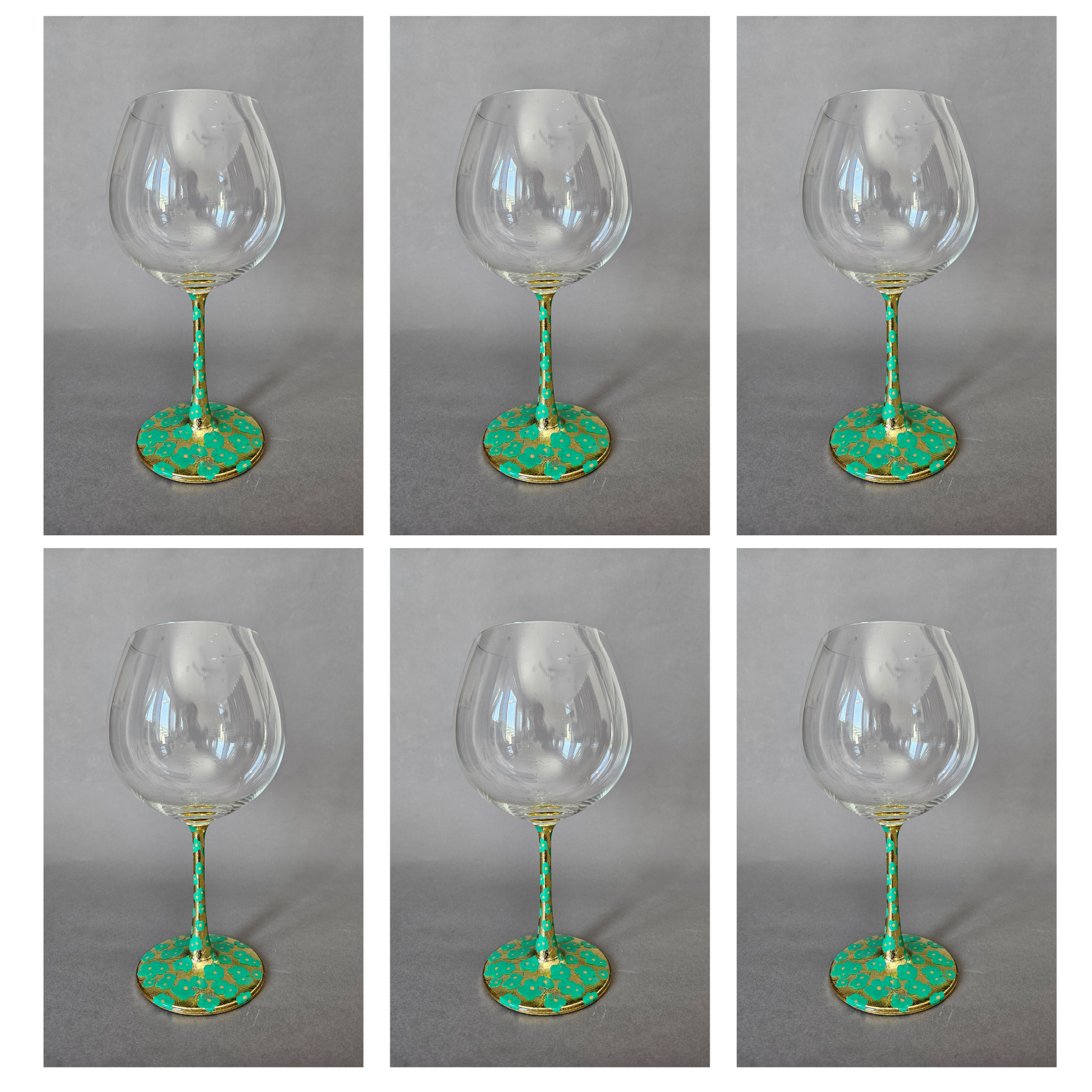 Flower goblets green