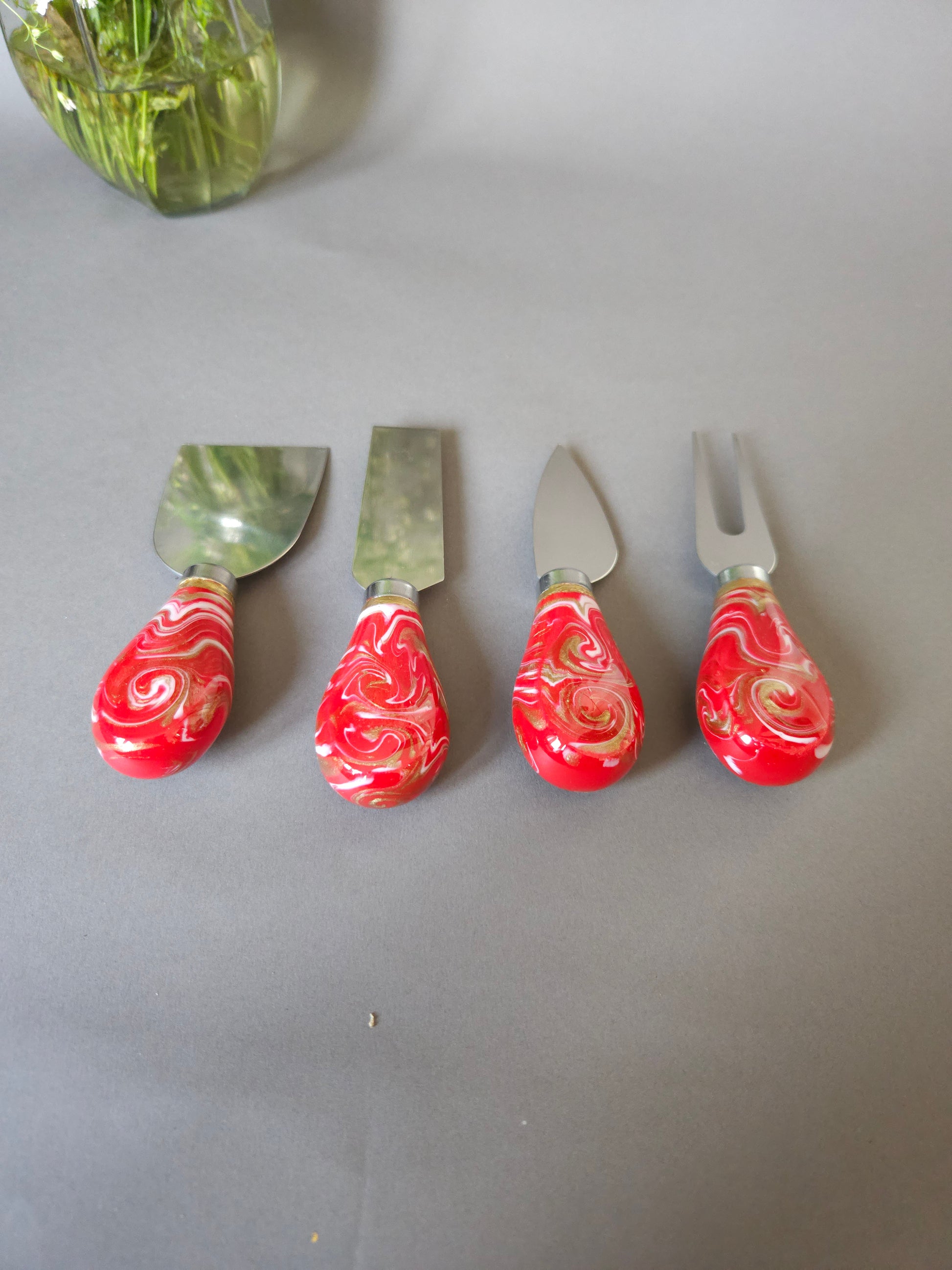 Cheese knives Red