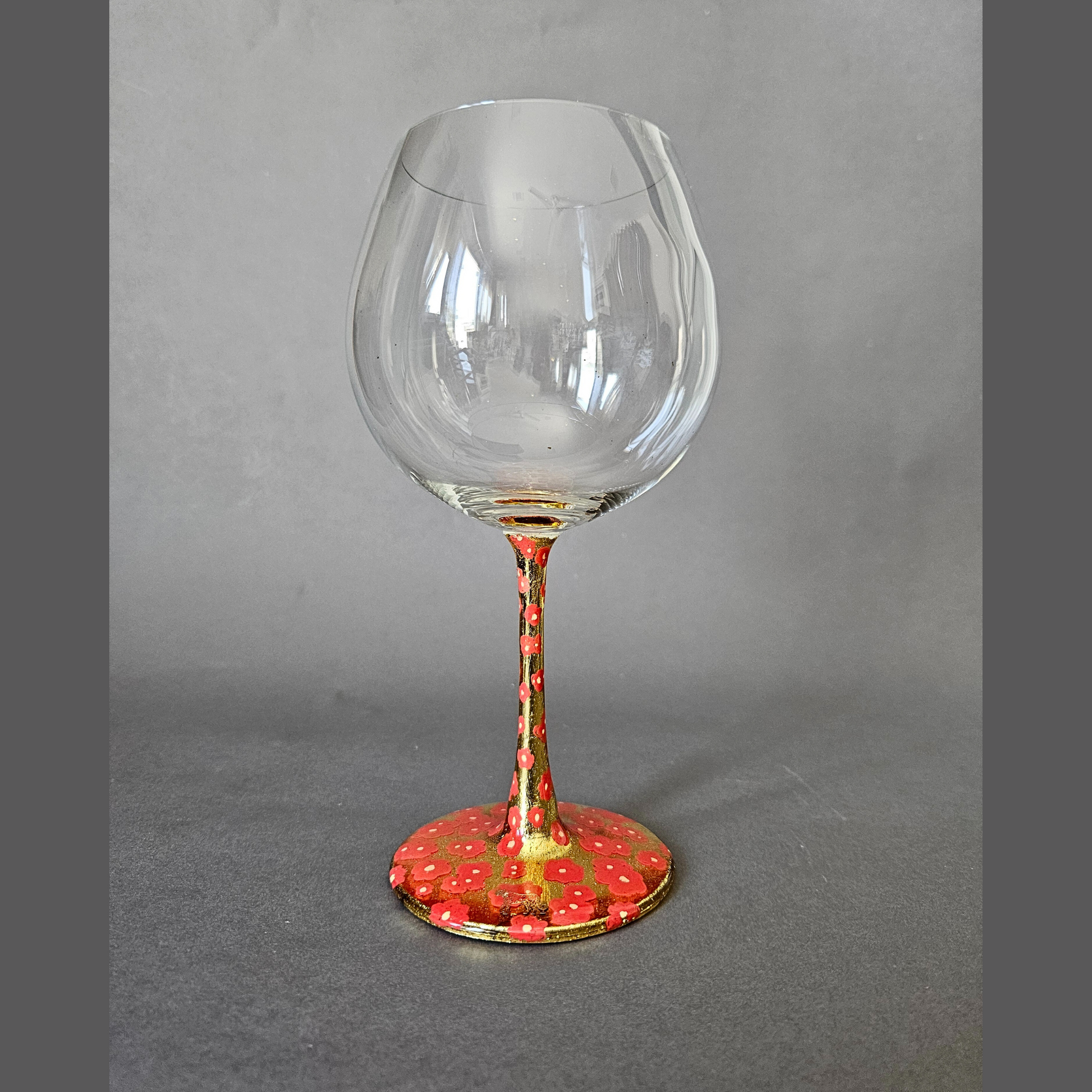 Flower goblets red
