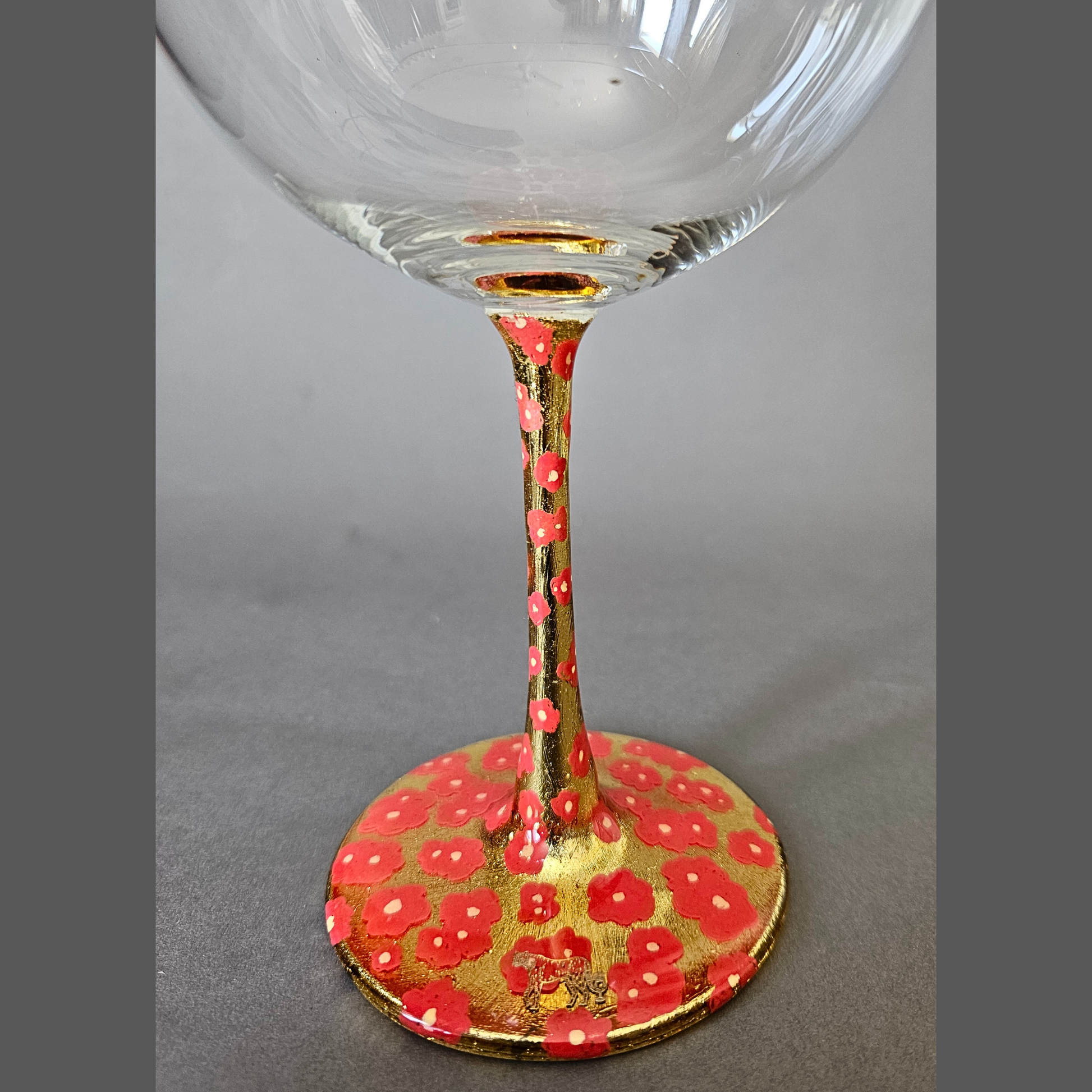 Flower goblets red