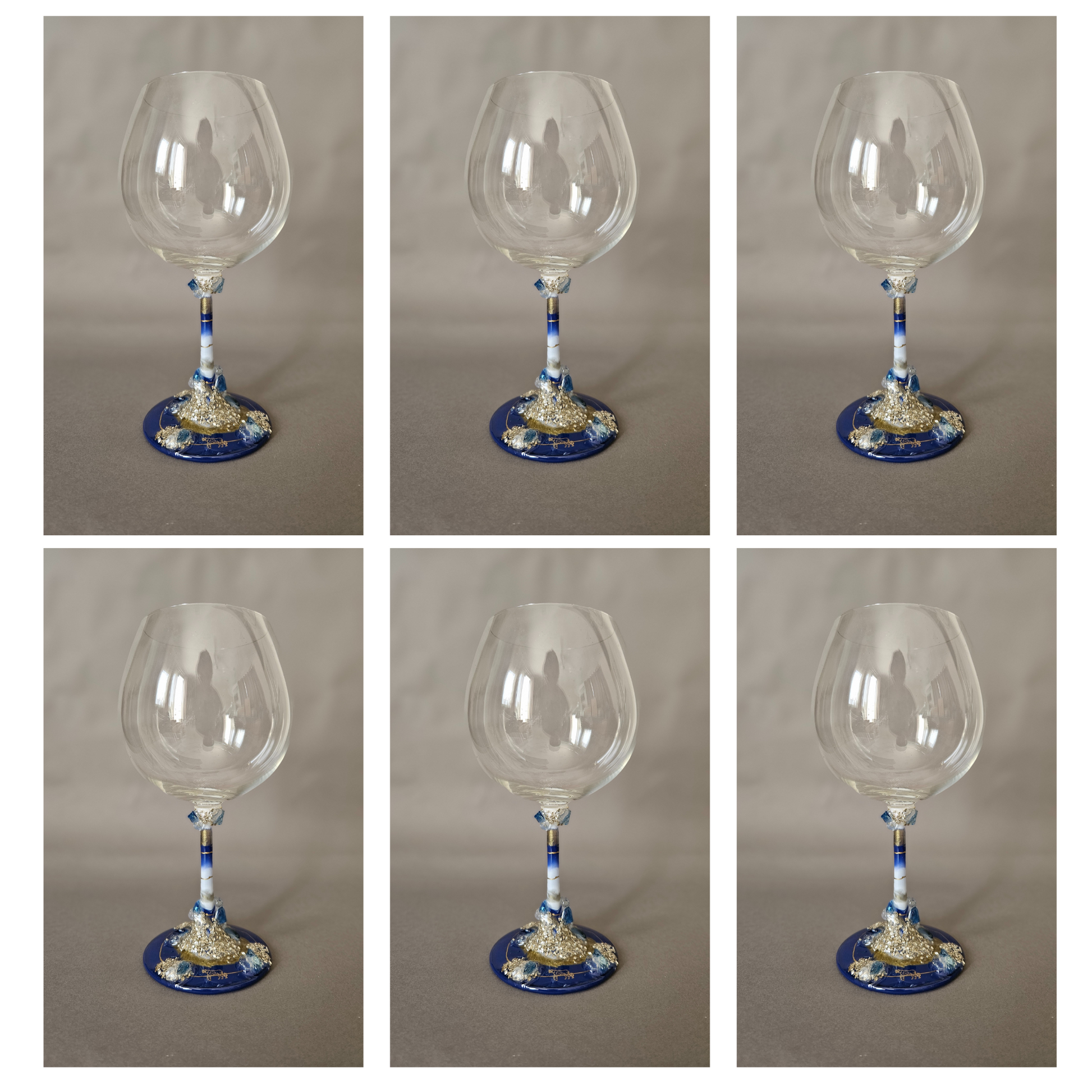 Blue Crystal Goblet