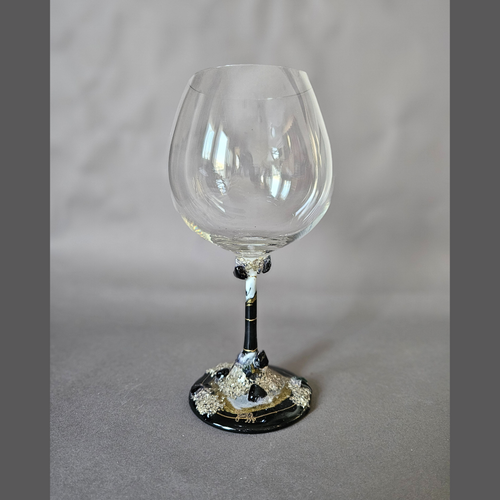 Black crystal goblet
