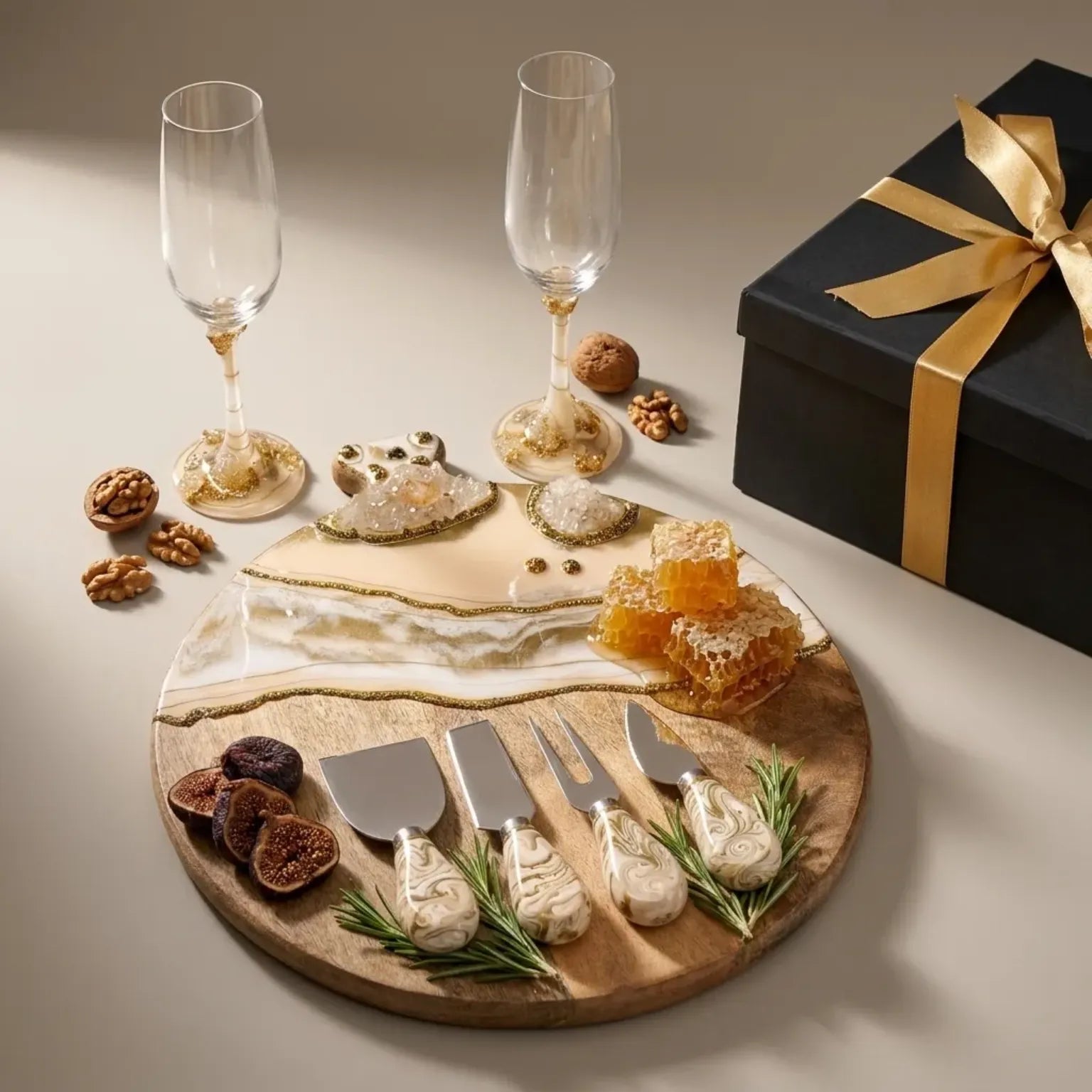 Amber luxe celebration set
