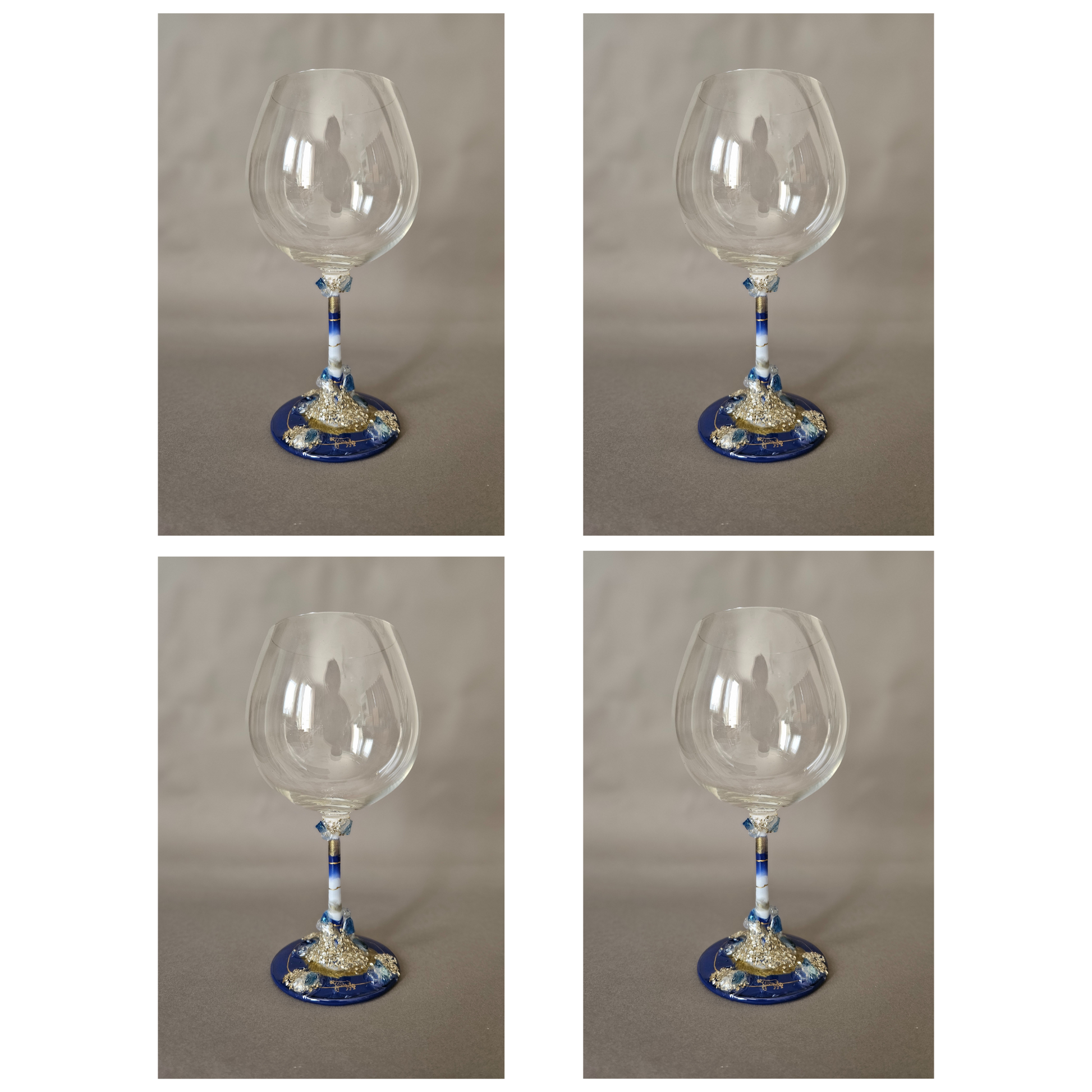 Blue Crystal Goblet