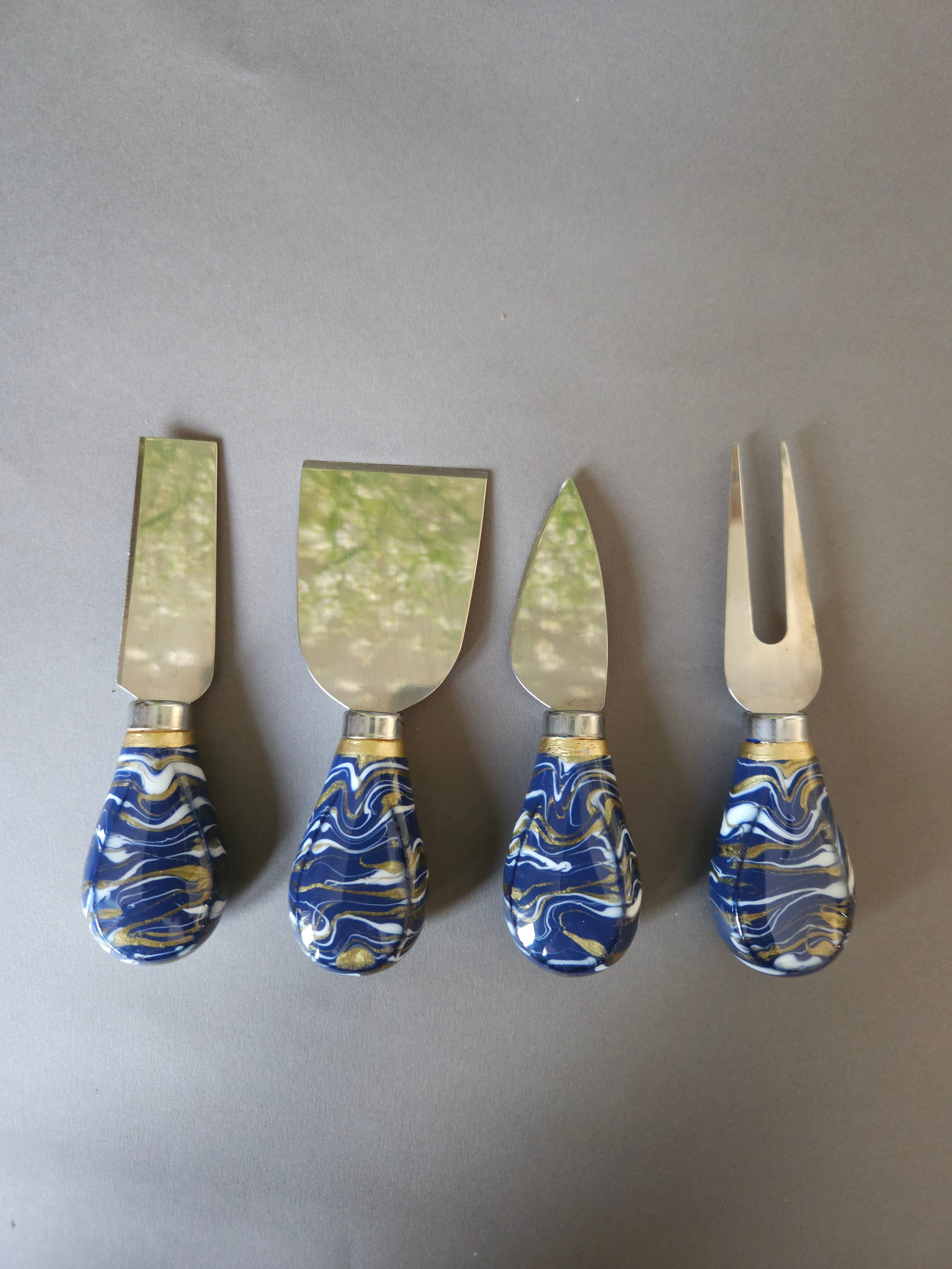 Cheese knives Blue