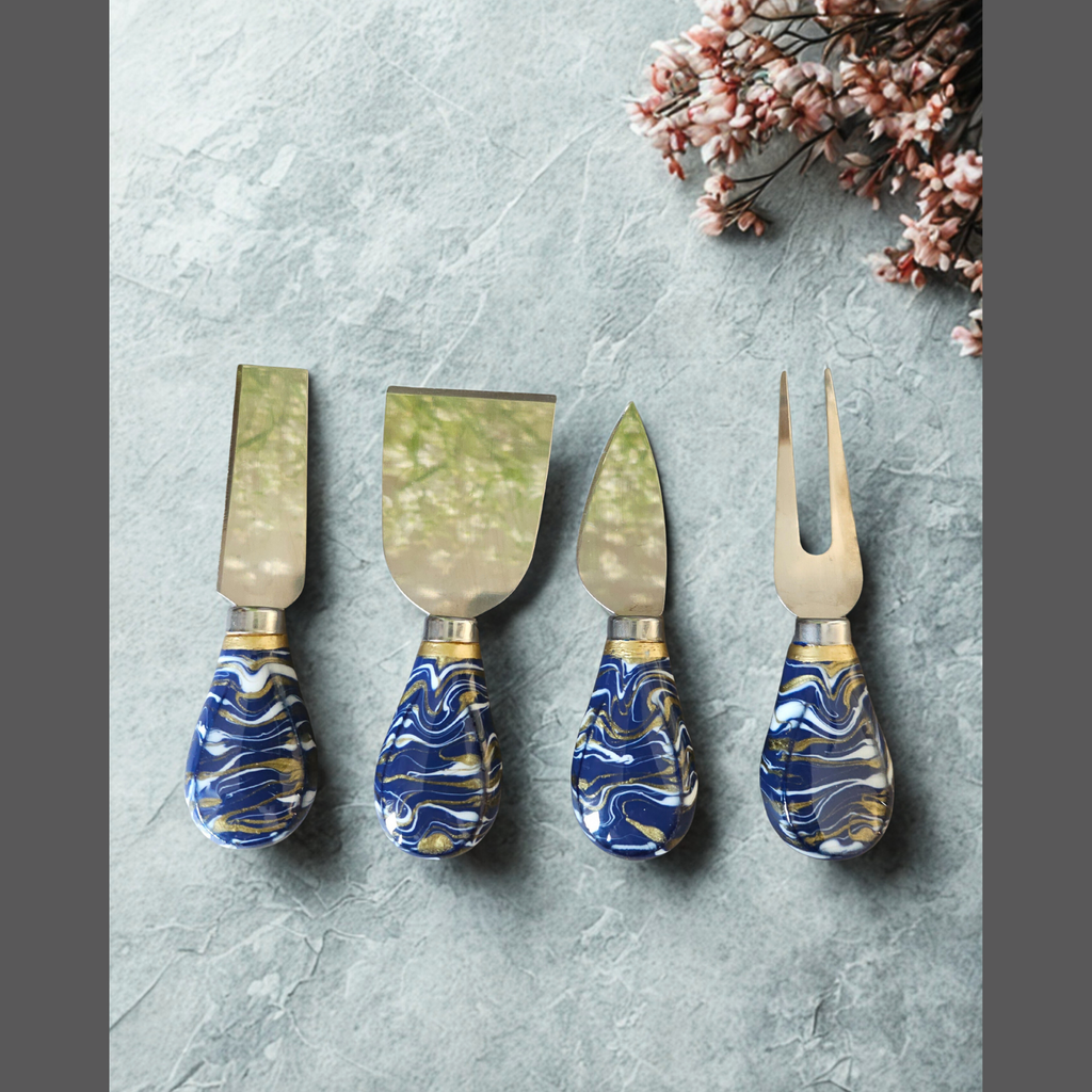 Cheese knives Blue