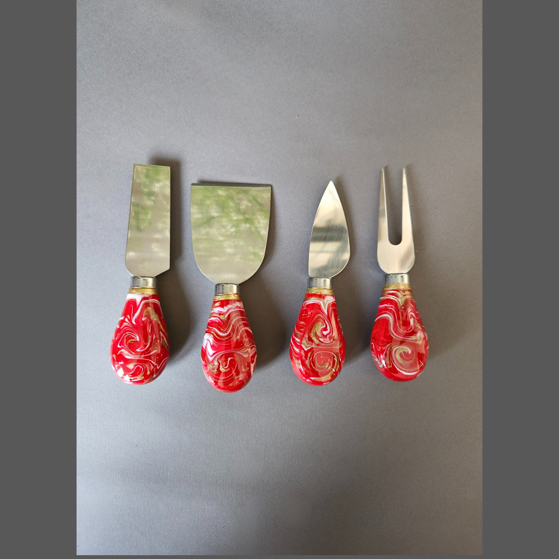 Cheese knives Red