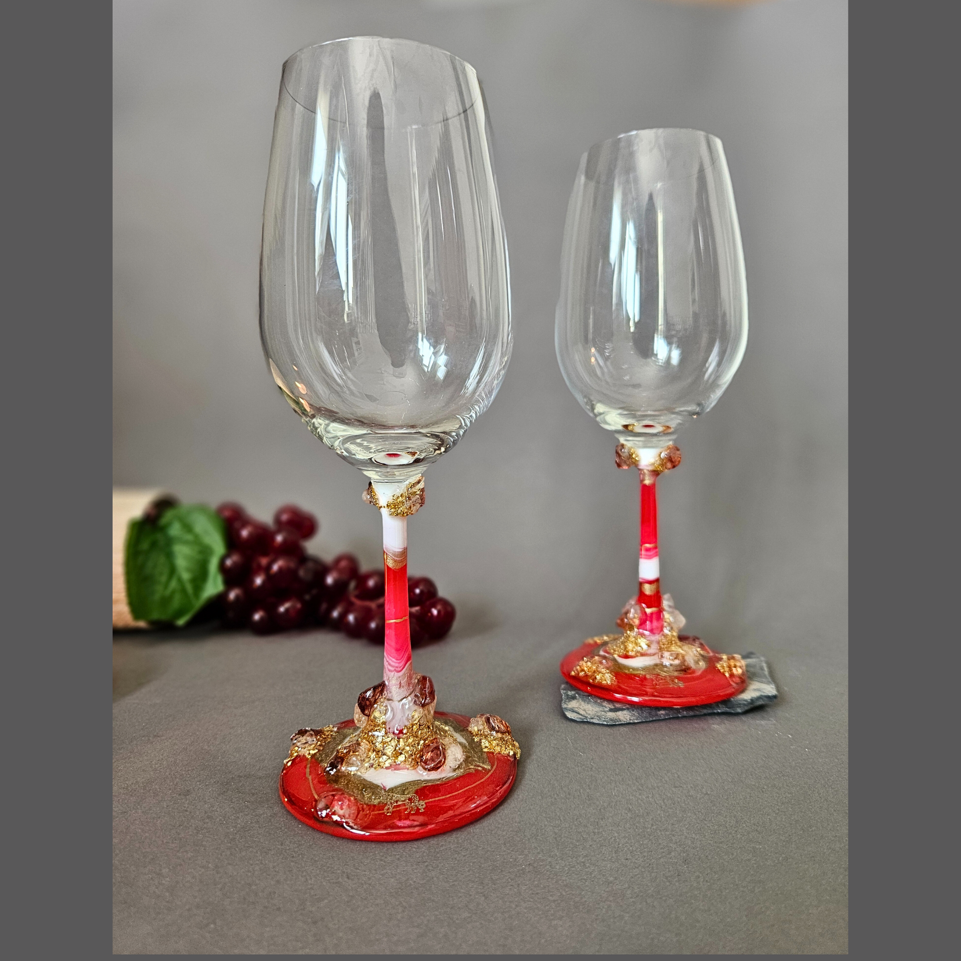 Crystal wine glass Red