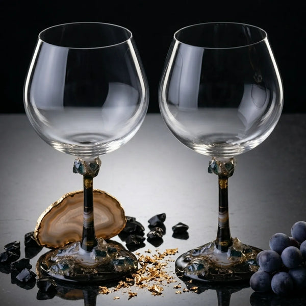 Midnight Geode Goblet