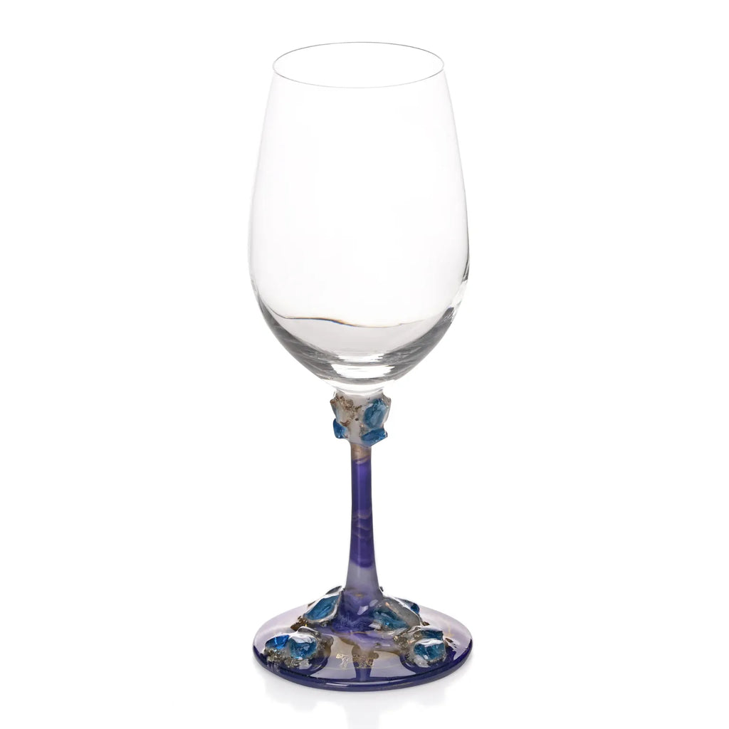 Azure Pour Glass