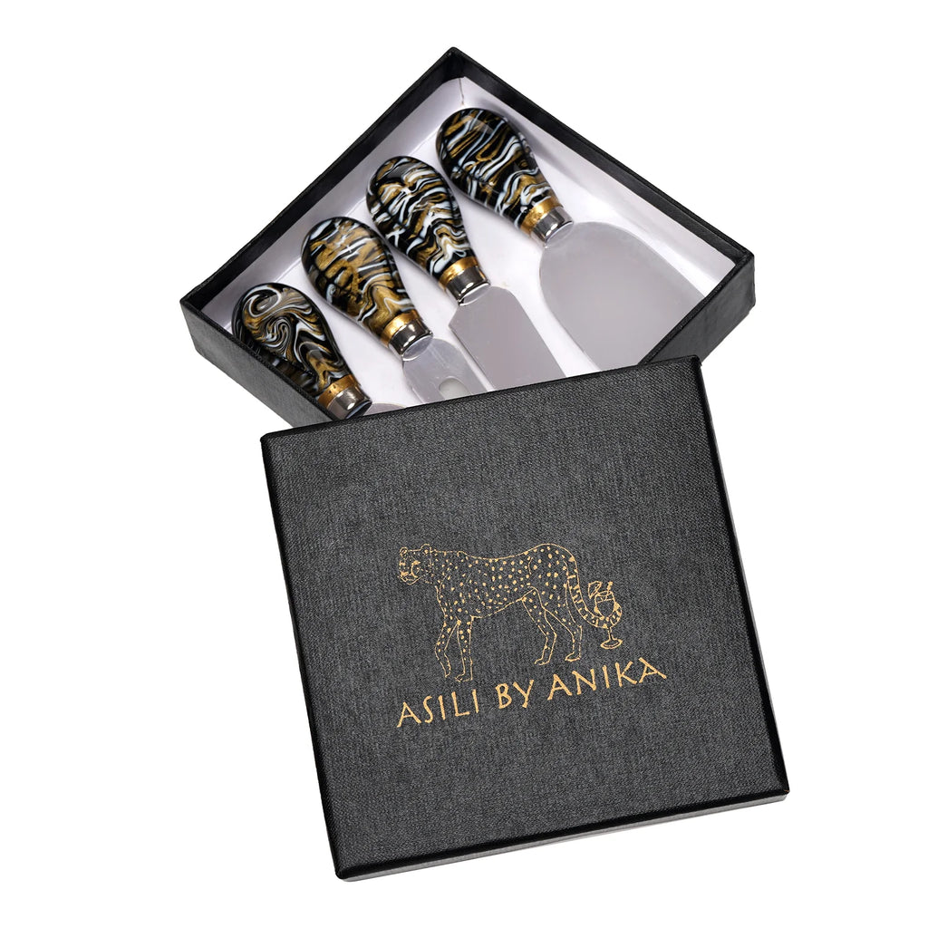 Midnight luxe knives set