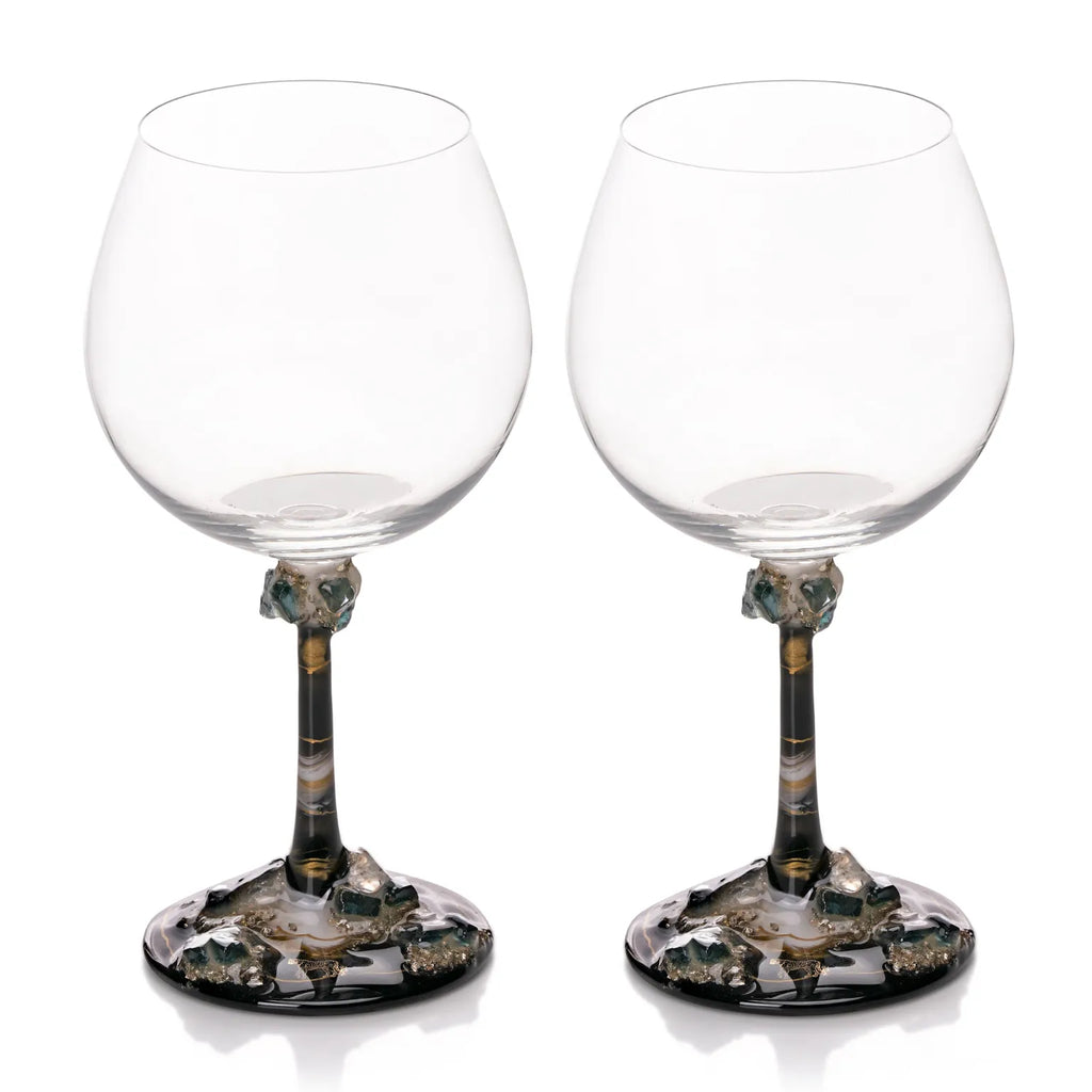 Midnight Geode Goblet
