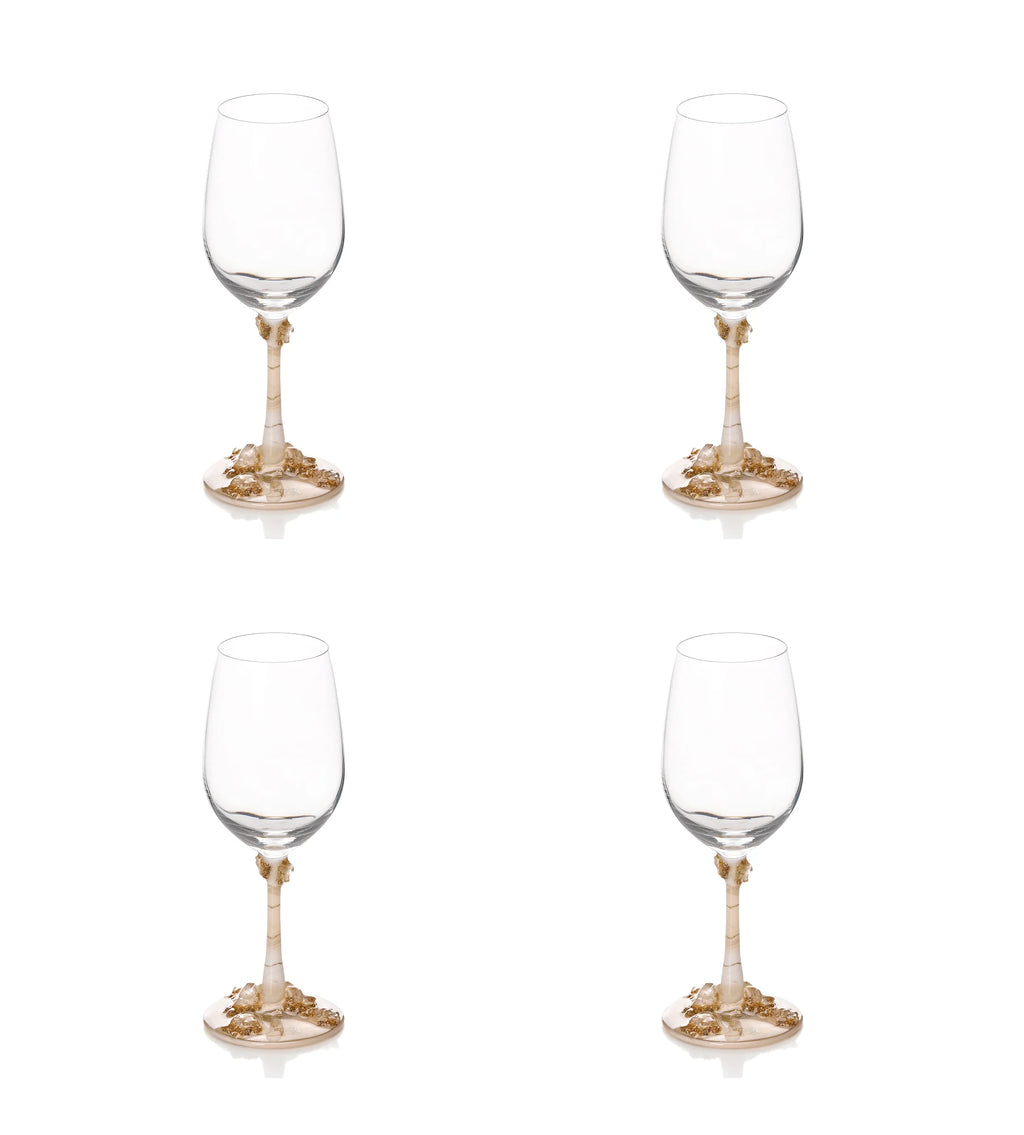 Amber Pour Glass