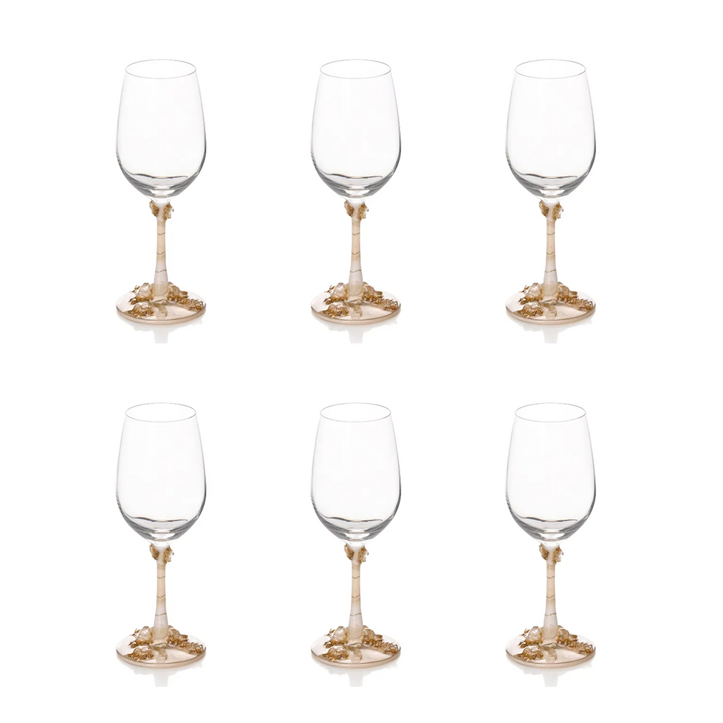Amber Pour Glass