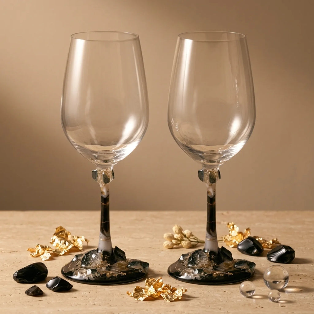 Midnight Pour Glass
