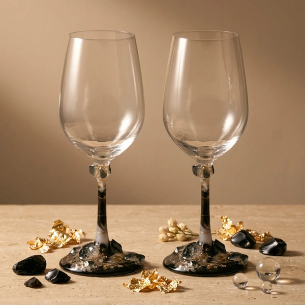 Midnight Pour Glass