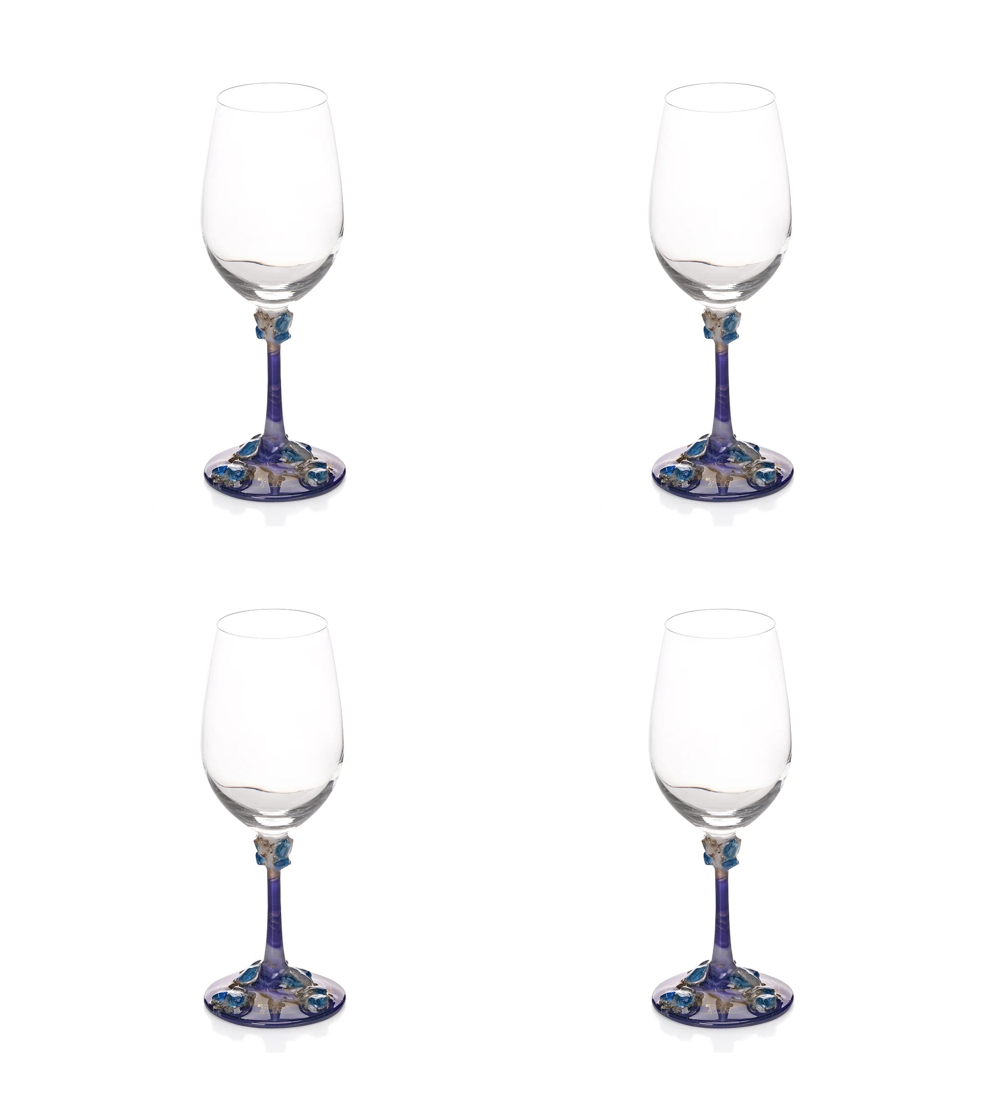 Azure Pour Glass