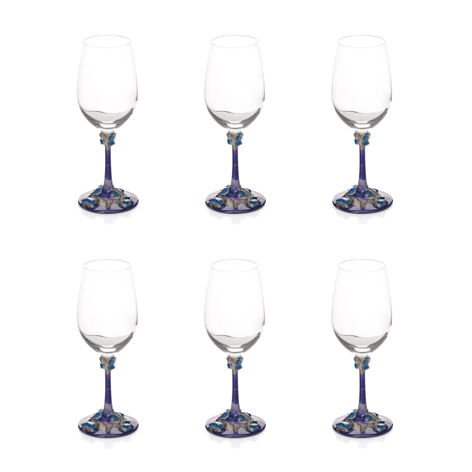 Azure Pour Glass