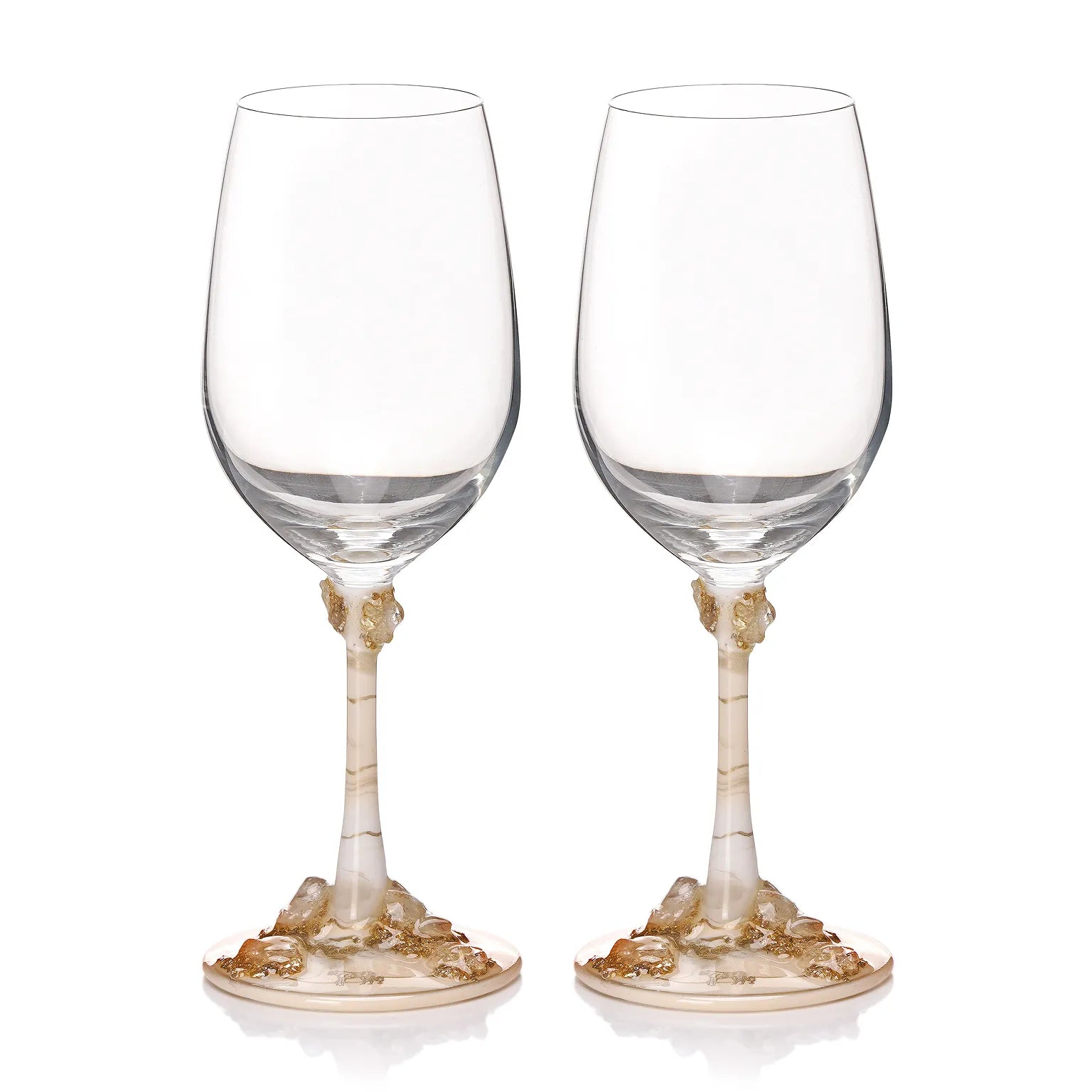 Amber Pour Glass