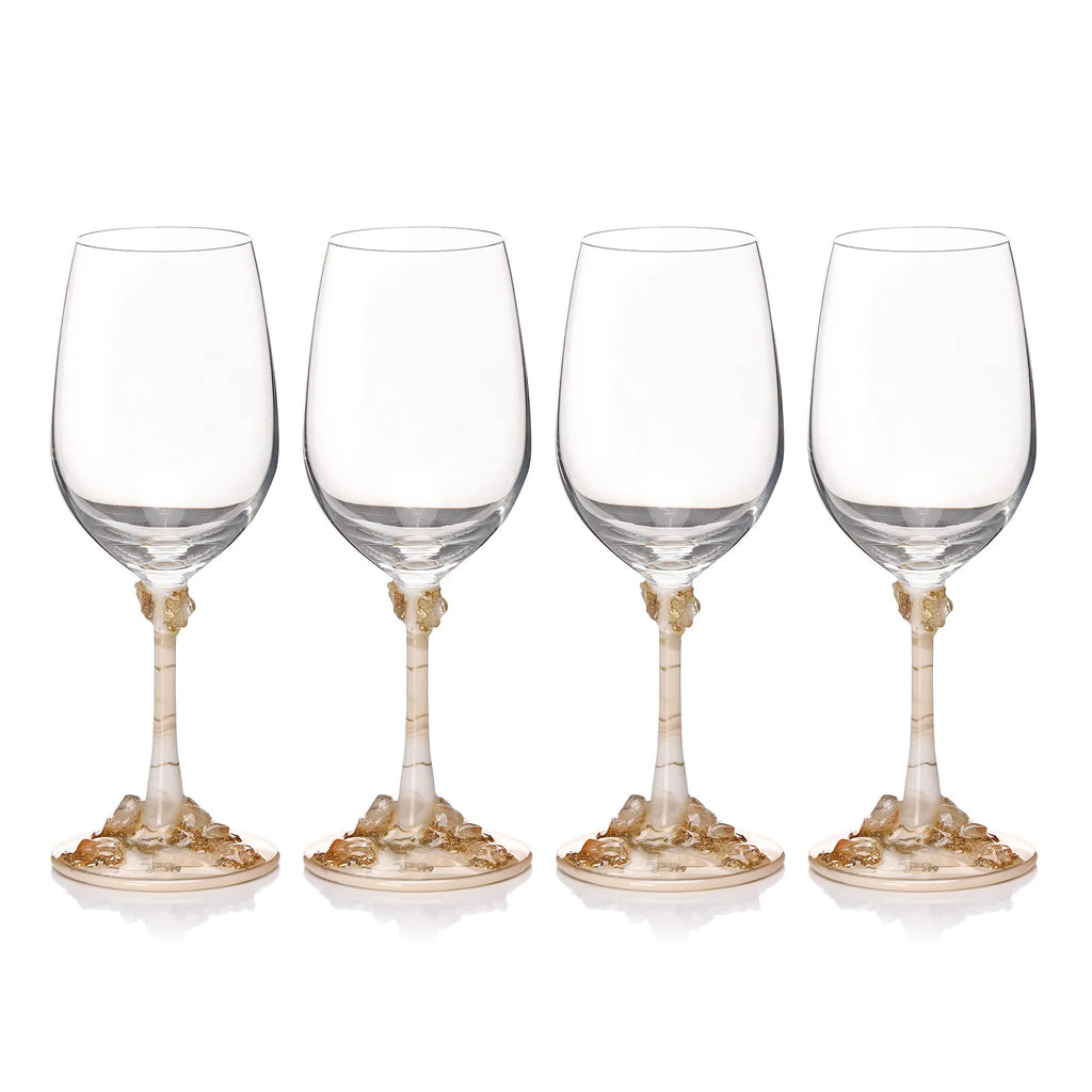 Amber Pour Glass