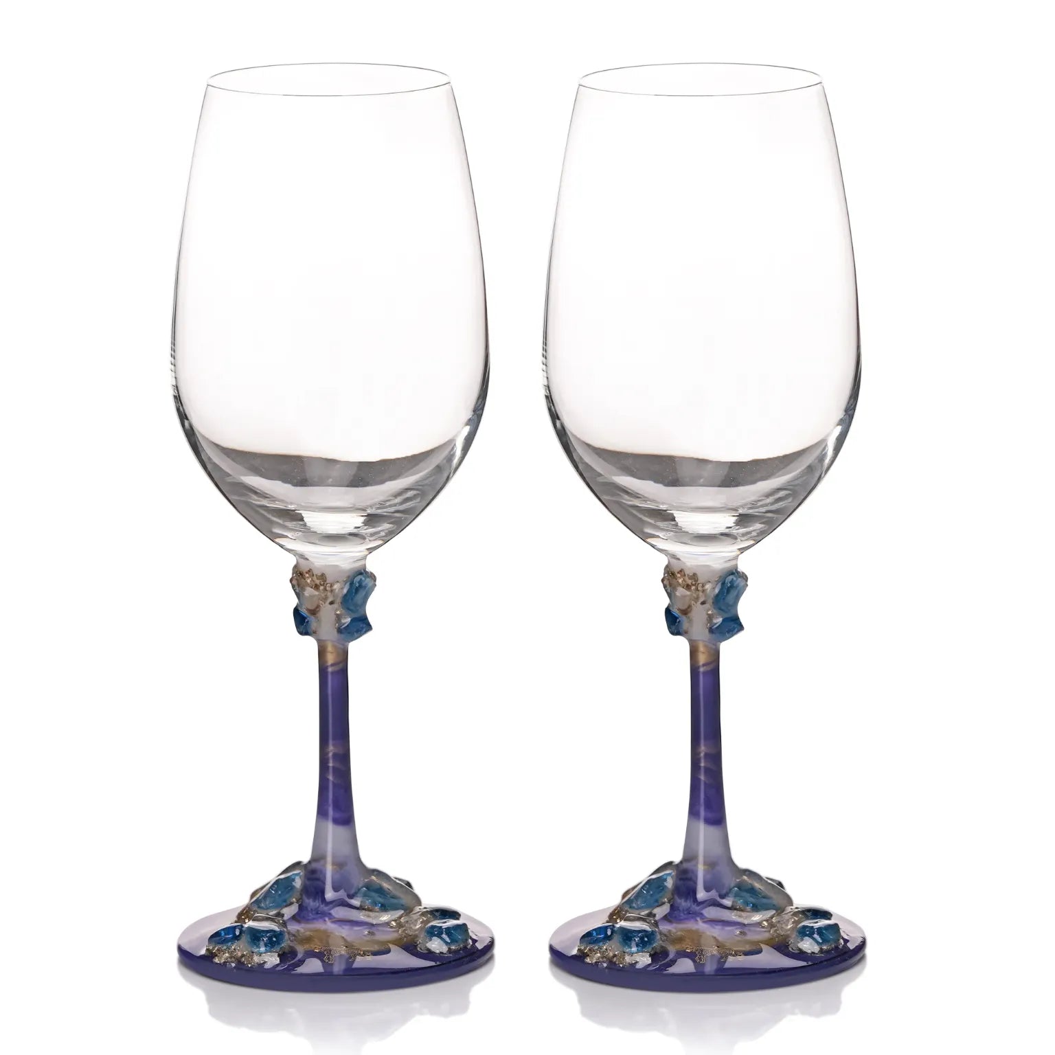 Azure Pour Glass